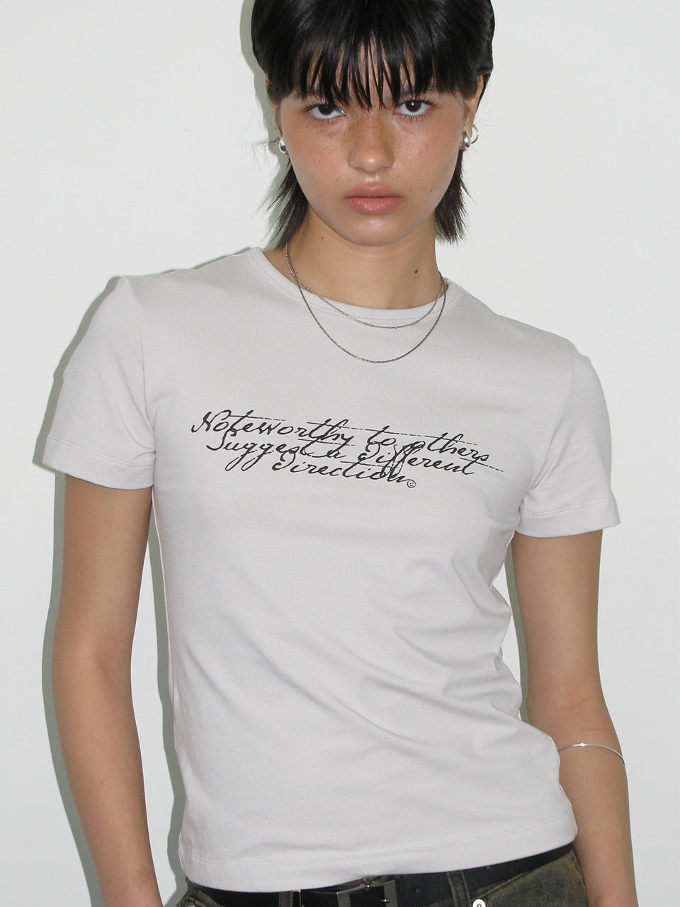 Doodlely T-Shirt Light Gray