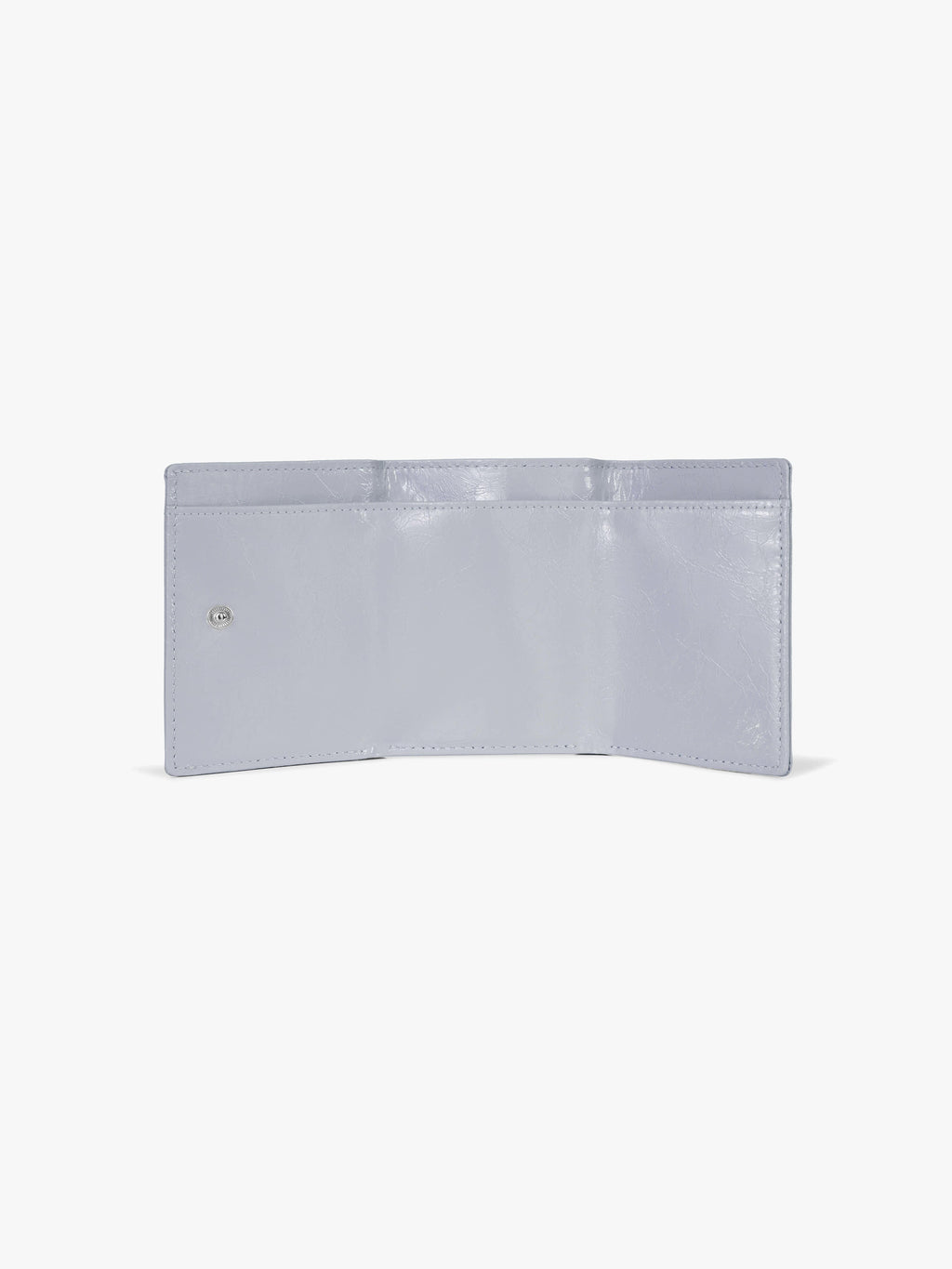 CRINKLE TRIANGLE TRIPLE WALLET - MISTY LAVENDER