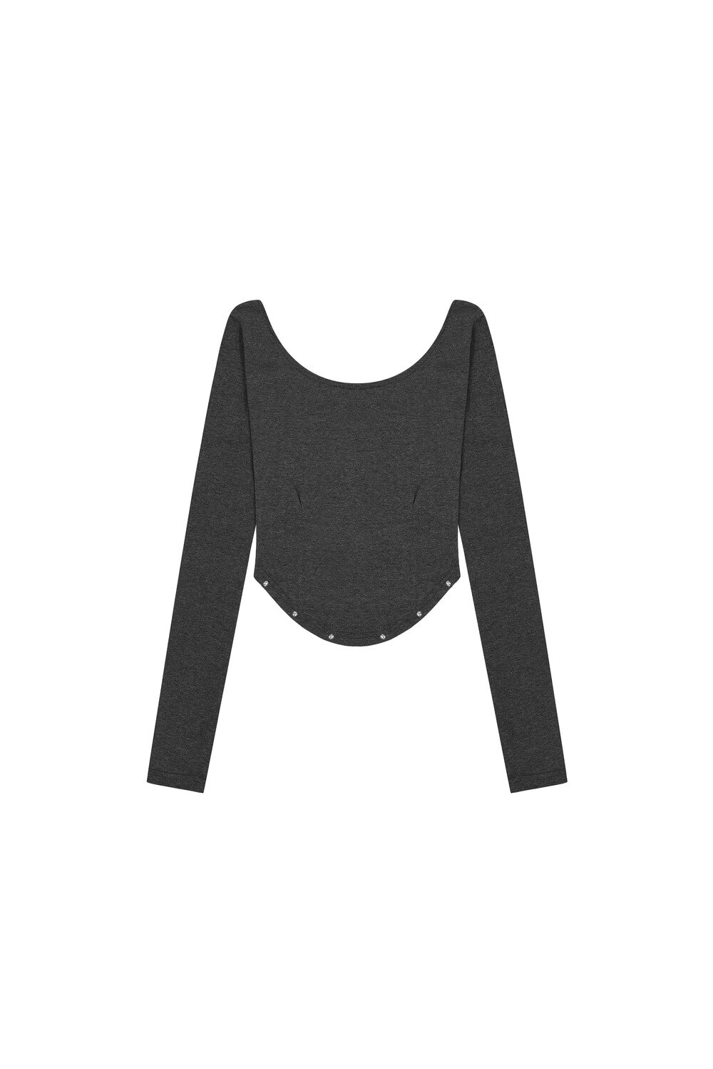 Worn by STAYC Jay 6 STUD CORSET T-SHIRT / 2 COLOR