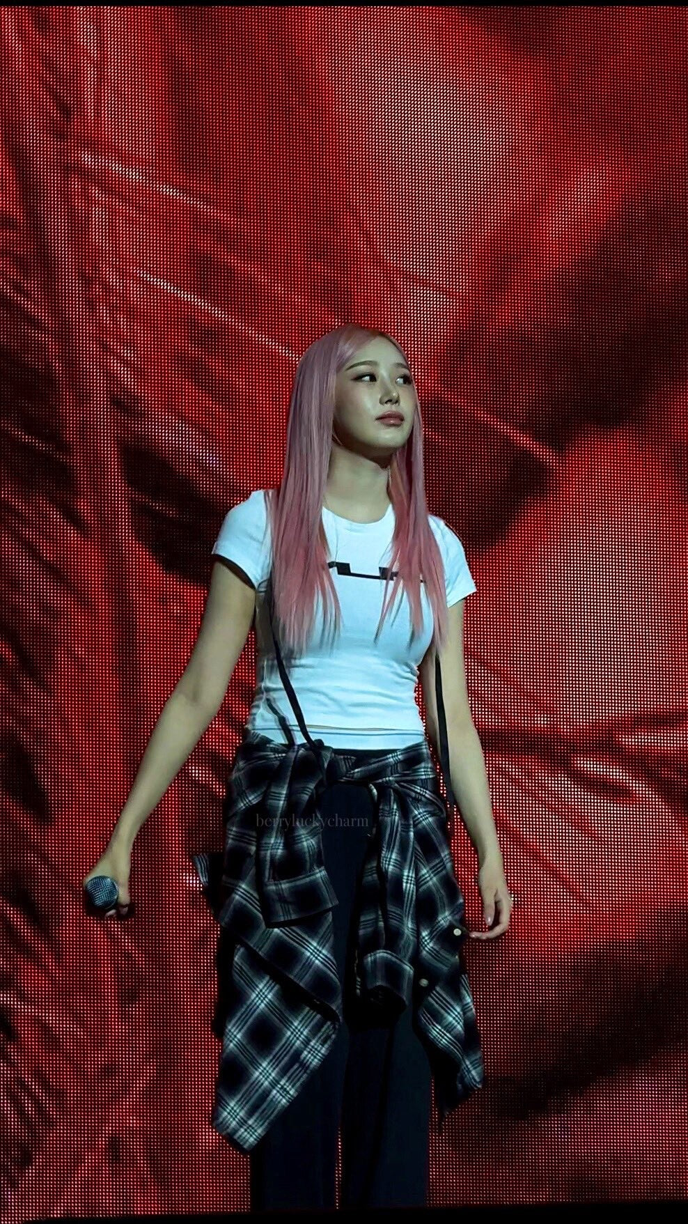 Worn by Aespa Giselle MLK LOGO RIBBON T-SHIRT / 2 COLOR